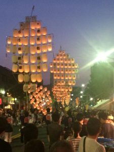 鳥取県米子市のお祭り。サ◯エさんのOPで見たことがあるような・・・