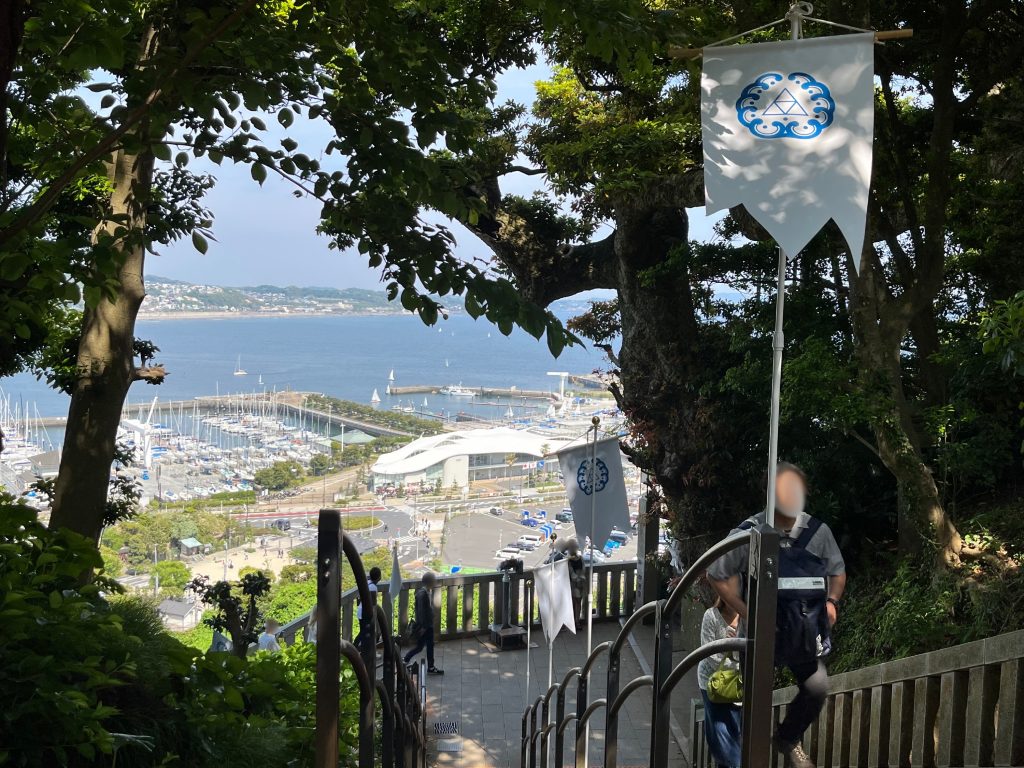 江島神社から見える海